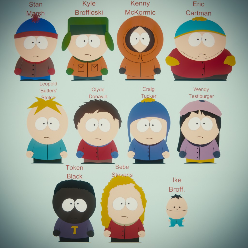South Park Characters Pack preview image 2